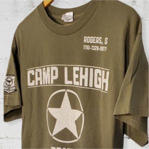 ☆ "Custom Marvel Comics" ☆ Camp  Lehigh / (Steve Rogers) Men's Tee